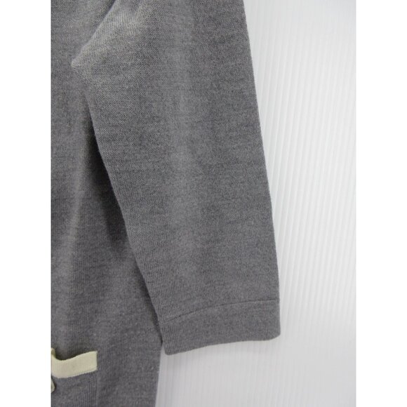 Coach Sweater Medium Merino Wool Cardigan Button Up Pockets Knit - Picture 3 of 10